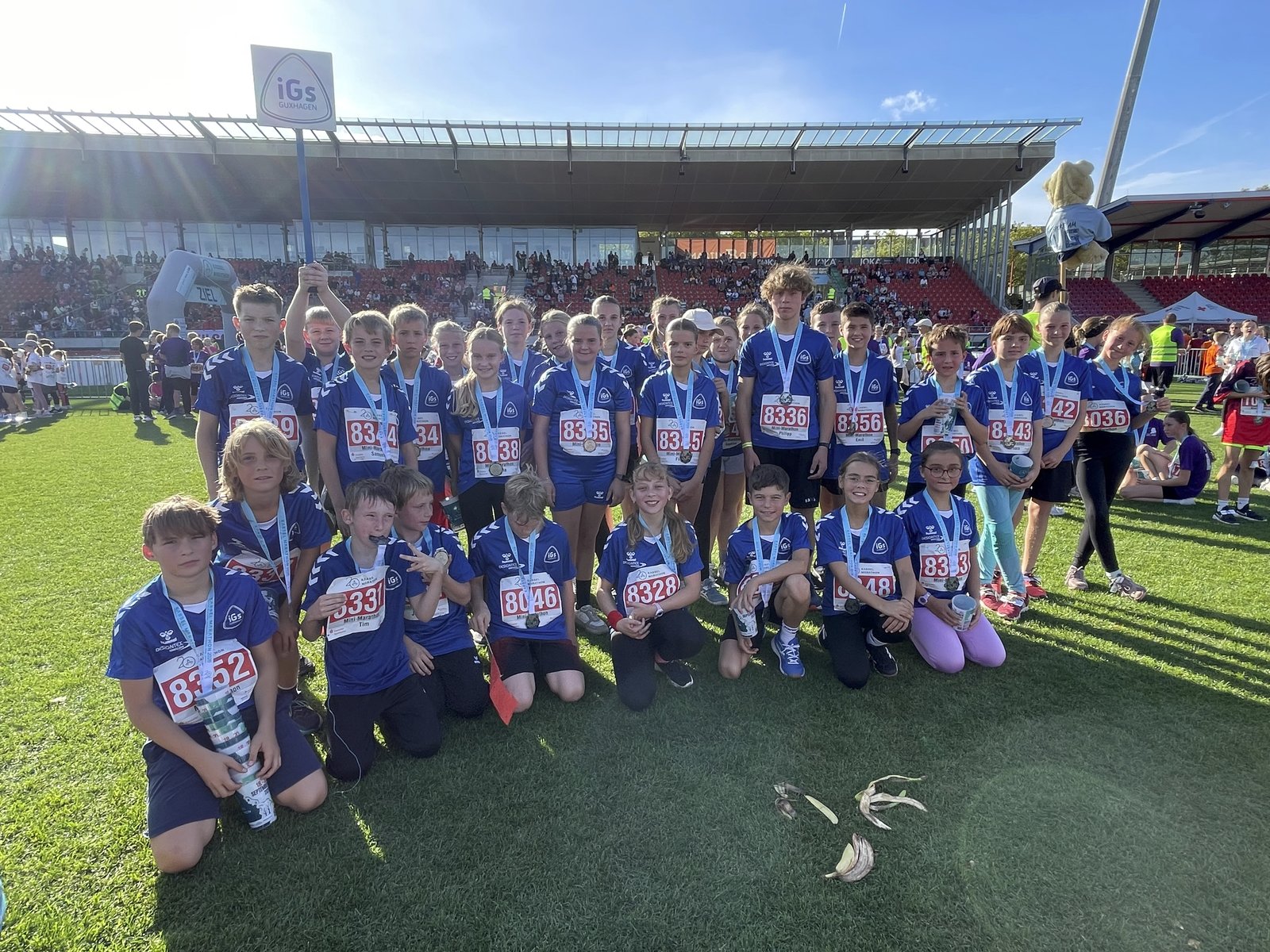 Die IGS-Läuferinnen und Läufer beim Mini-Marathon 2026