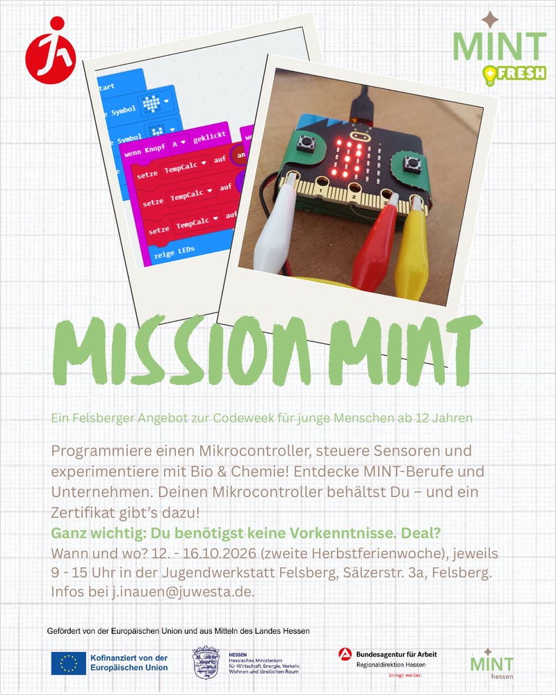 Vorschau: Plakat Mission MINT 2026 (PDF)
